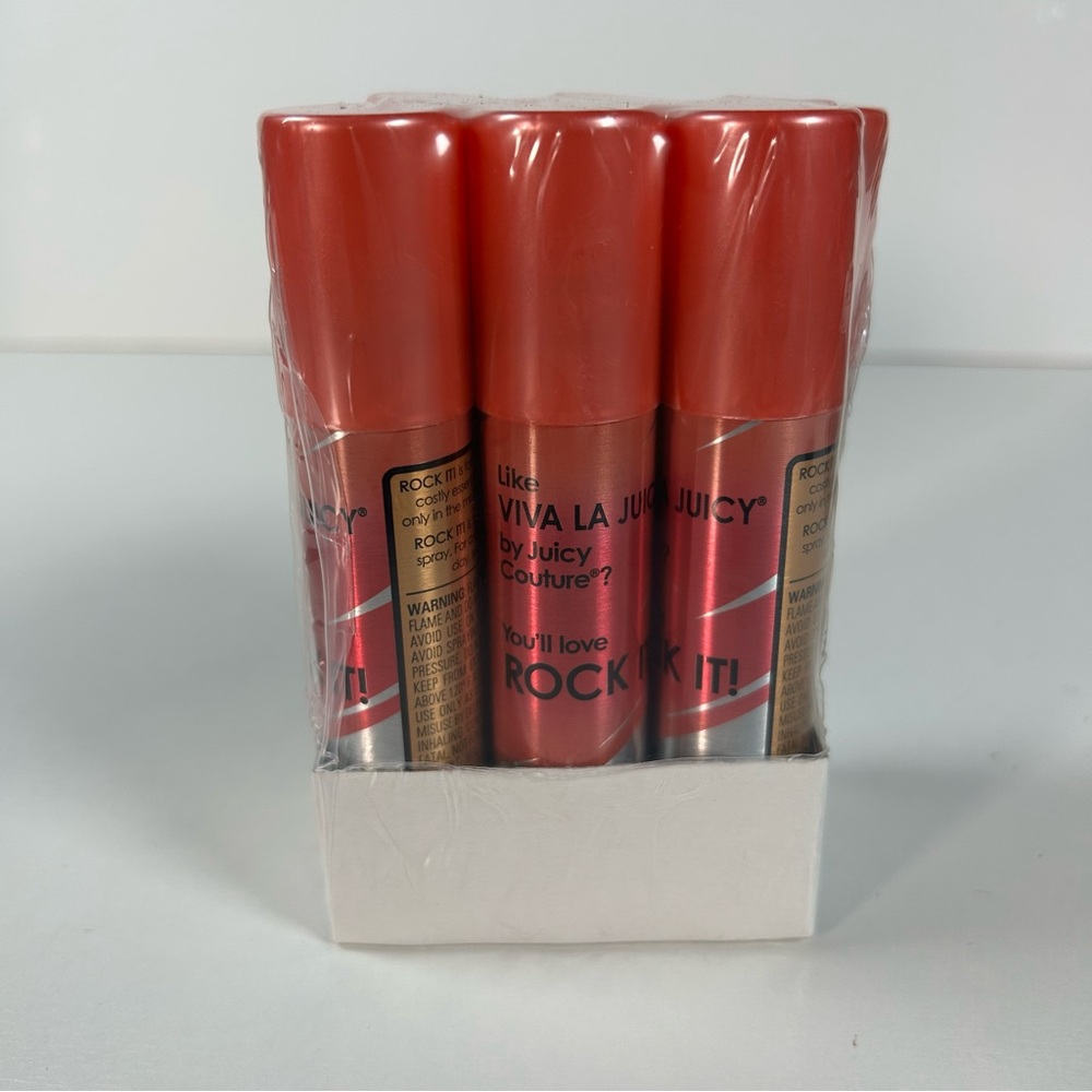 Designer Imposters Rock It!By Parfums De Coeur Body Spray 6 Mini Travel Sz .5oz